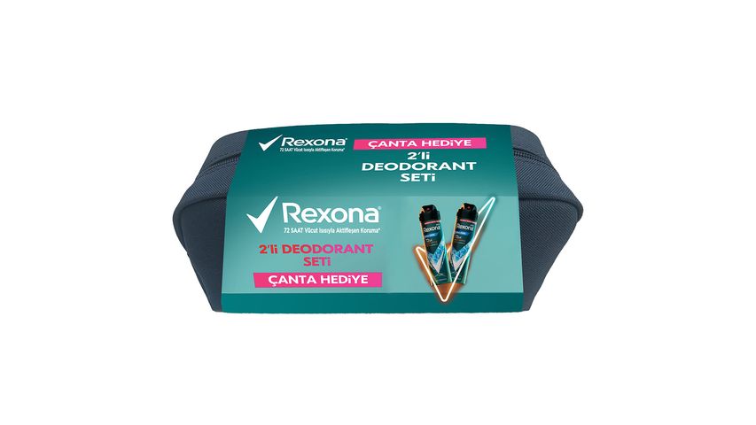 Rexona Xtracool Deodorant 2x150 ml + Çanta Seti