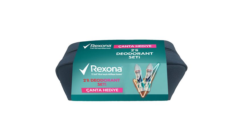 Rexona Shower Fresh Deodorant 2x150 ml + Bag Set