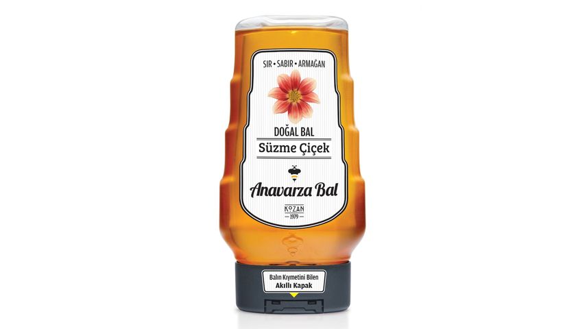 Anavarza Akıllı Kapak Süzme Çiçek Balı 325 g