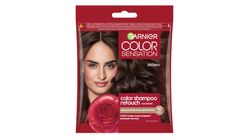 Garnier Color Shampoo Retouch Root Dye with Shampoo Ease, Brown 4.0