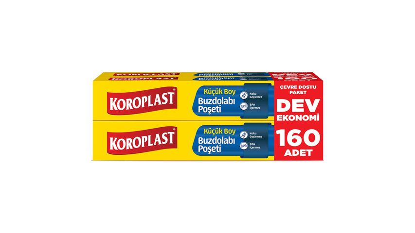 Koroplast Buzdolabı Poşeti Küçük Boy Dev Ekonomi 160 Adet