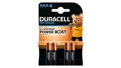 Duracell Optimum Slim Battery 4 AAA