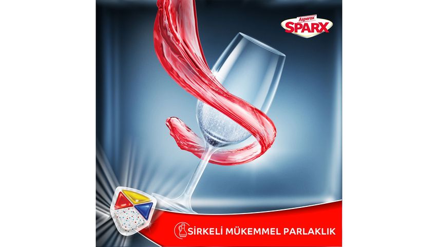 Asperox Sparx Diamond Bulaşık Makinesi Kapsülü 72'li