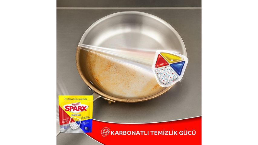 Asperox Sparx Diamond Dishwasher Capsules 20 pcs