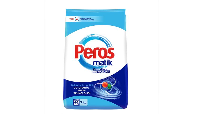 Peros Eye-Catching Whites Powder Laundry Detergent 7 kg