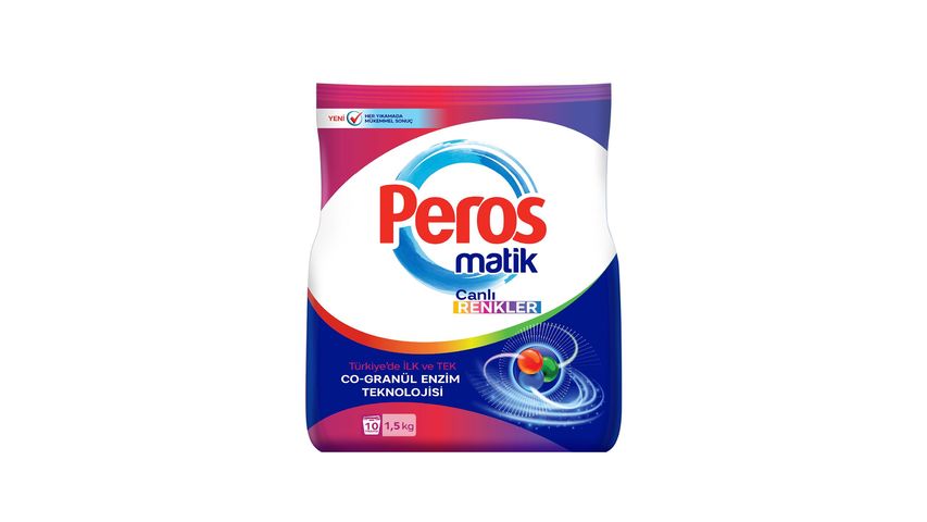 Peros Bright Colors Powder Laundry Detergent 1.5 kg