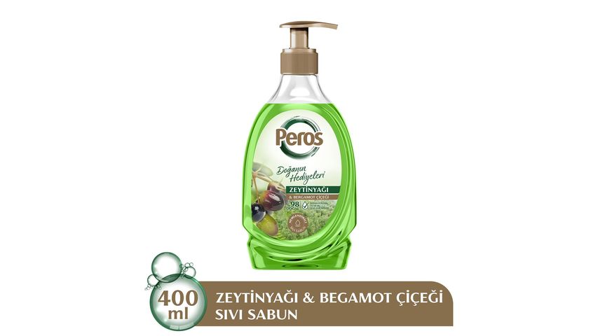 Peros Sıvı Sabun Zeytinyağı & Bergamot 400 ml