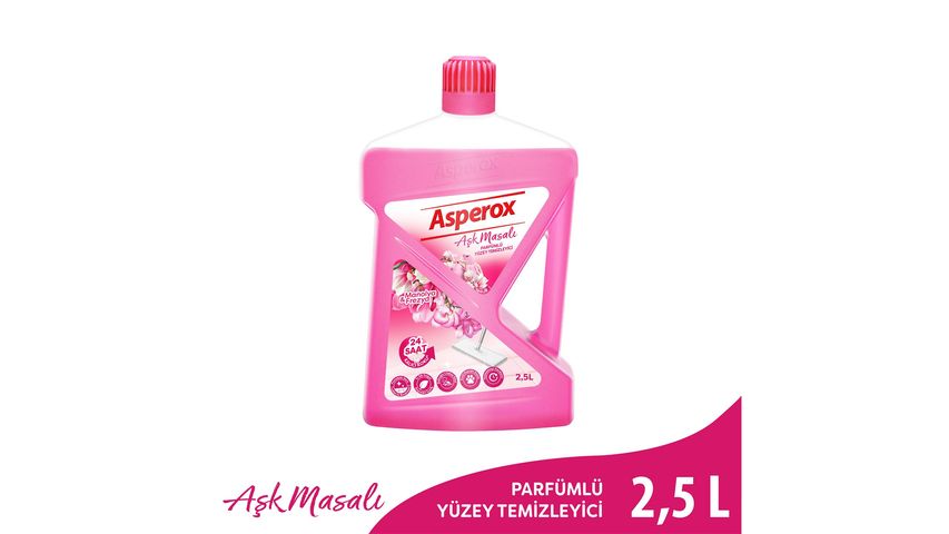 Asperox Aşk Masalı Yüzey Temizleyici Manolya & Frezya 2.5 L