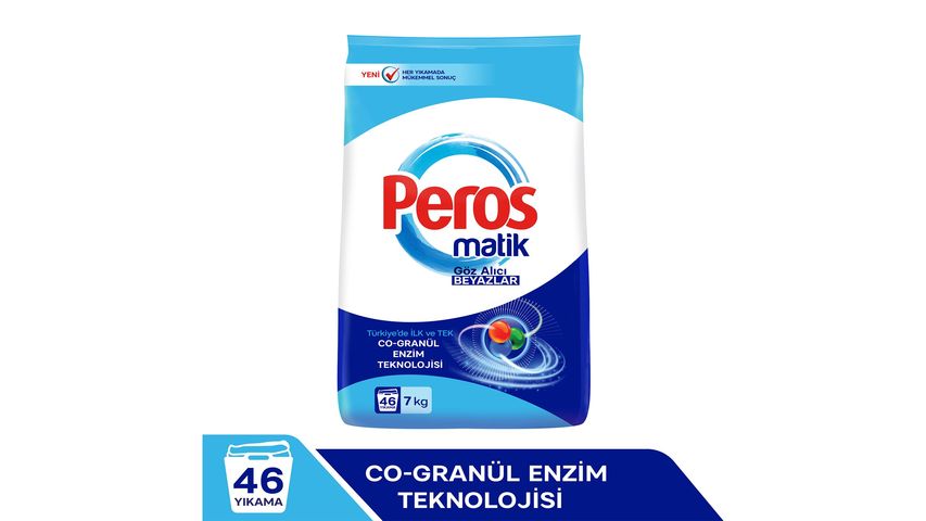 Peros Eye-Catching Whites Powder Laundry Detergent 7 kg