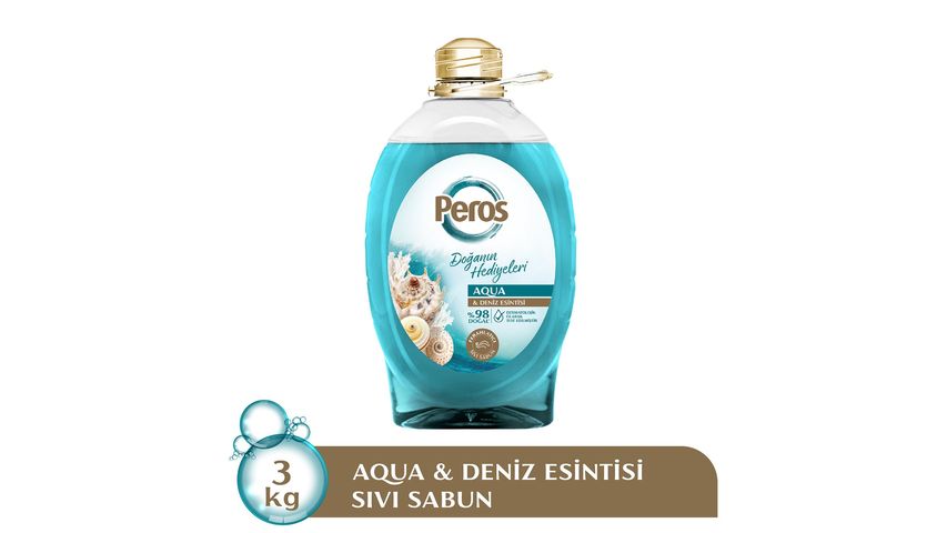 Peros Sıvı Sabun Aqua & Deniz Esintisi 3 kg