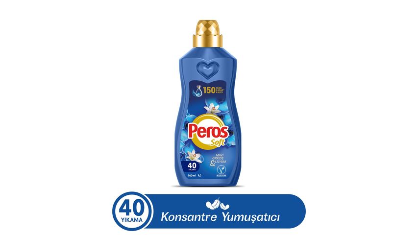 Peros Konsantre Yumuşatıcı Mavi Orkide & Lilyum 960 ml