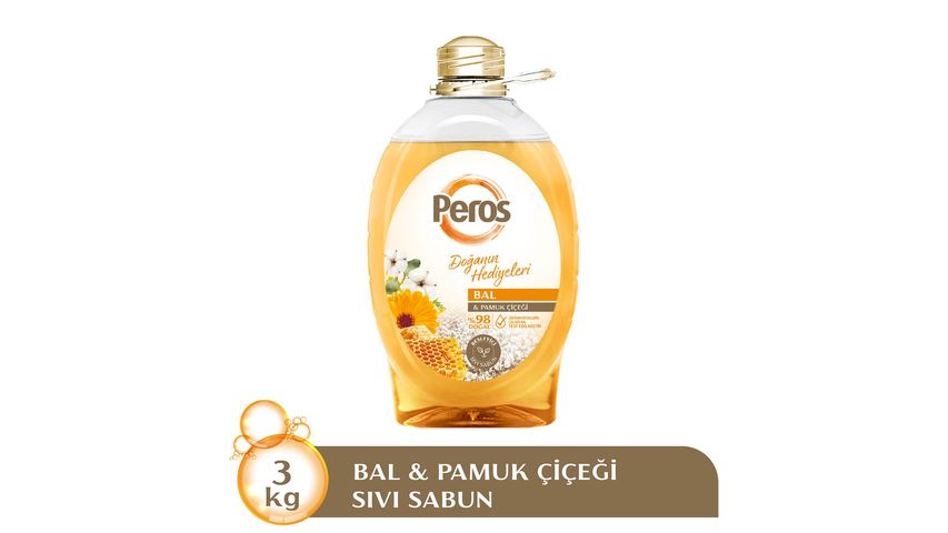 Peros Liquid Soap Honey & Cotton Flower 3 kg