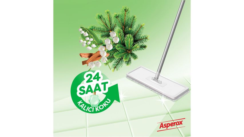 Asperox Doğaya Kaçış Yüzey Temizleyici Çam & Sandal Ağacı & Müge Çiçeği 2.5 L