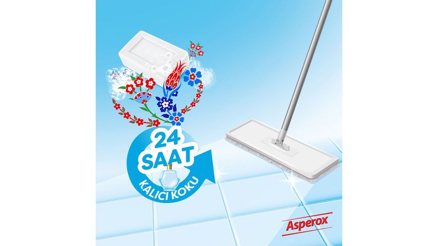 Asperox Temizliğin Kokusu Yüzey Temizleyici Beyaz Sabun 1 L