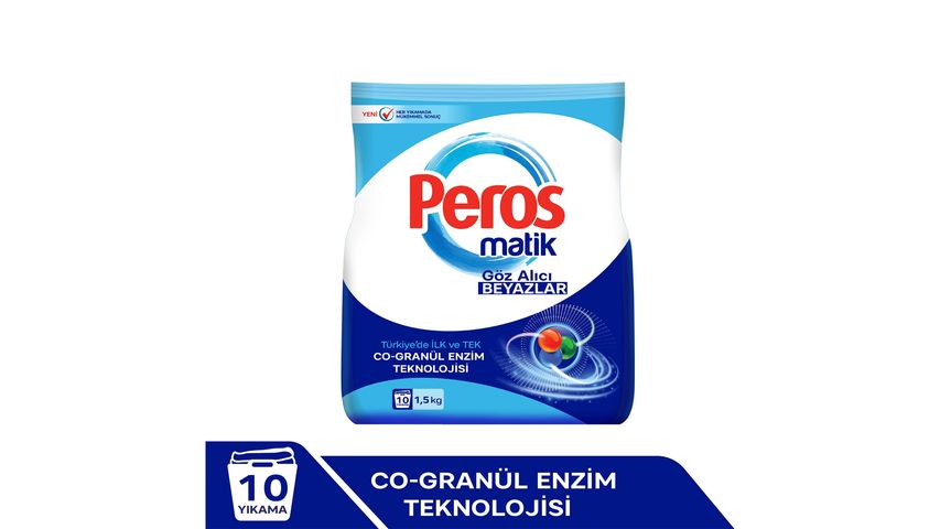 Peros Göz Alıcı Beyazlar Toz Çamaşır Deterjanı 1.5 kg