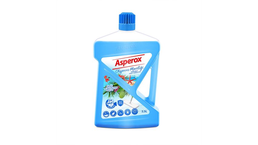 Asperox Okyanus Mavisi Yüzey Temizleyici Sedir & Sardunya Paçuli 2.5 L