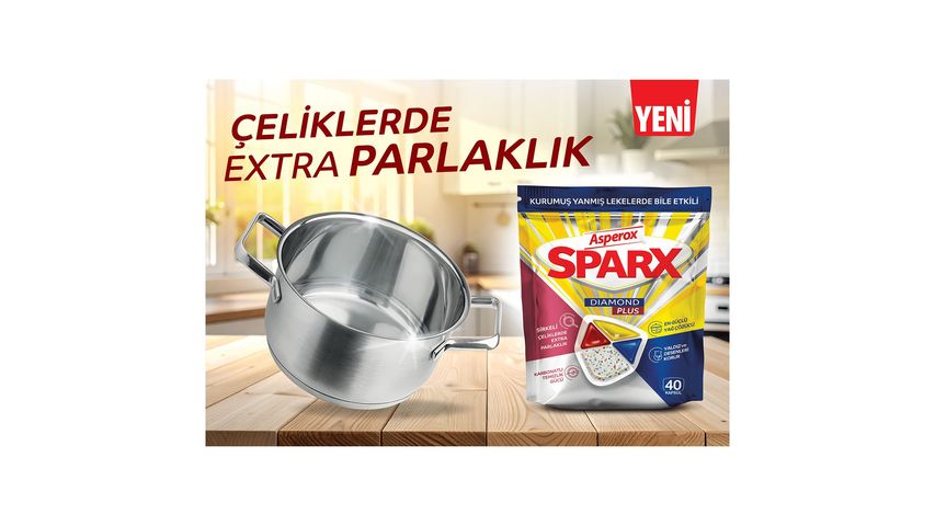 Asperox Sparx Diamond Plus Bulaşık Makinesi Kapsülü 40’lı