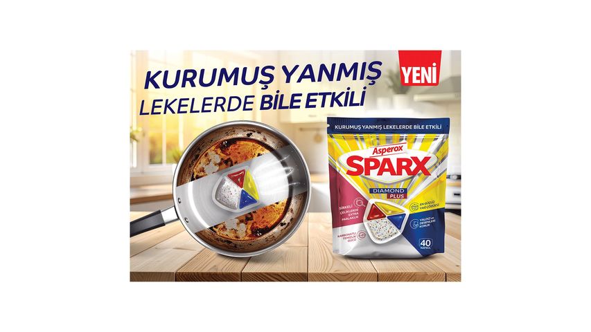 Asperox Sparx Diamond Plus Bulaşık Makinesi Kapsülü 40’lı