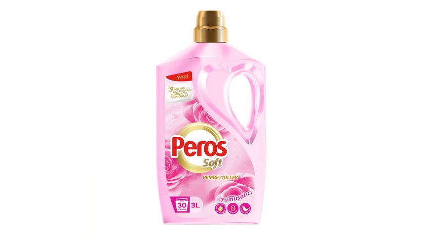 Peros Klasik Yumuşatıcı Pembe Güller 3 L