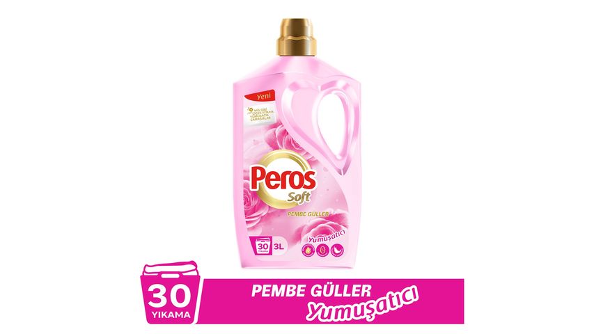 Peros Klasik Yumuşatıcı Pembe Güller 3 L