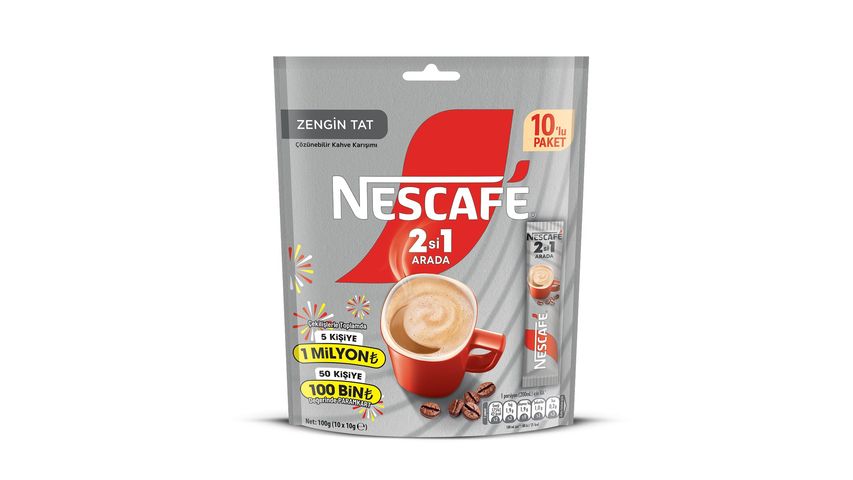 Nescafe 2si1 Arada Çözünebilir Kahve 10 x 10 g
