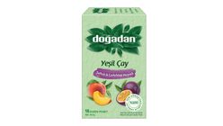 Doğadan Şeftali & Çarkıfelek Meyveli Yeşil Çay 18'li
