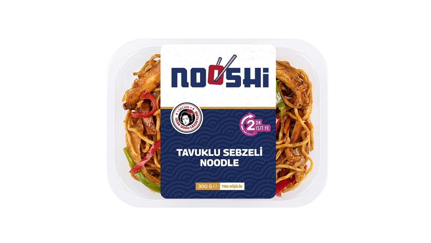 Nooshi Tavuklu Sebzeli Noodle 300 g