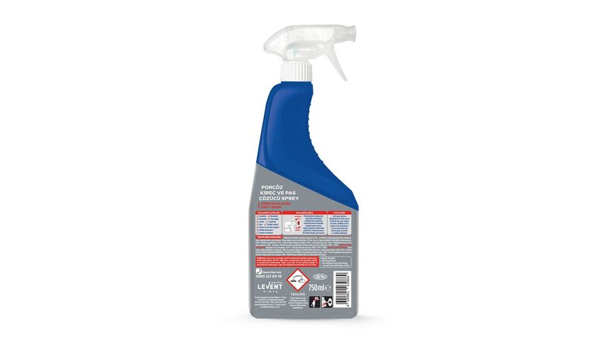 Porçöz Extra Strong Lime Remover Spray 750 ml