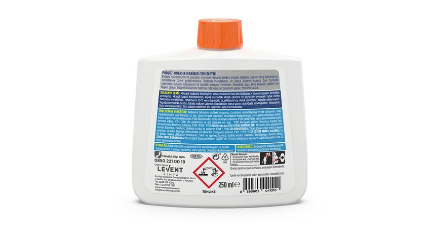 Porçöz Dishwasher Cleaner Basement Mandarin & Datça Almond 250 ml