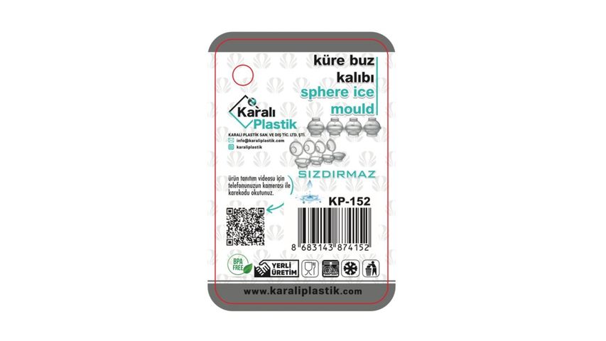 4'lü Küre Buz Kalıbı