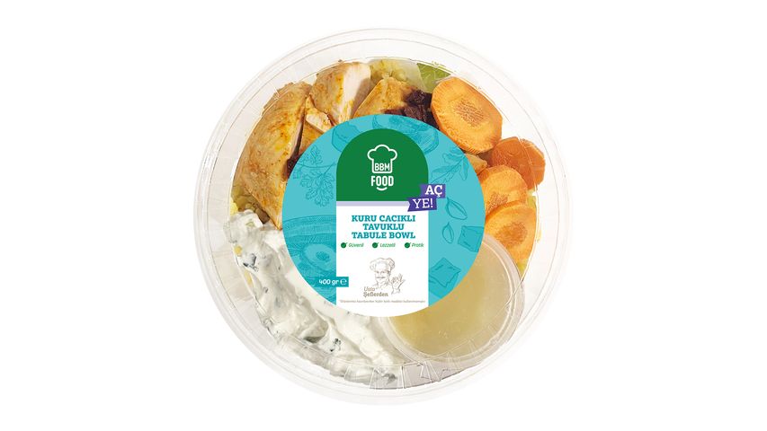 Bbm Food Kuru Cacıklı Tavuklu Tabule Bowl 400 g
