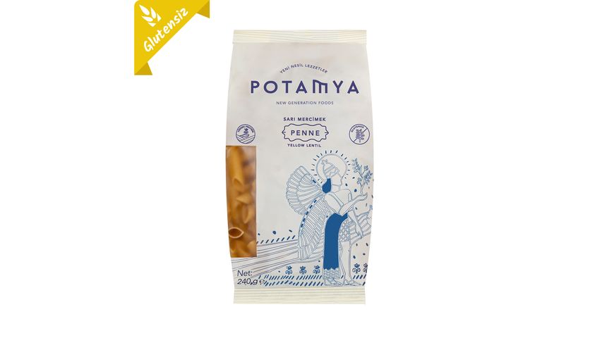 Potamya Sarı Mercimekli Penne 240 g