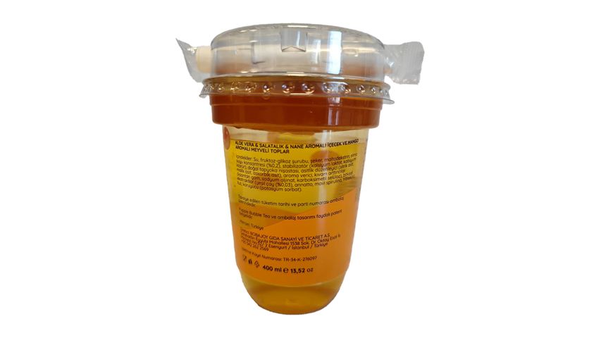 Pupple Aleo Vera & Salatalık & Nane Aromalı Bubble Tea 400 ml