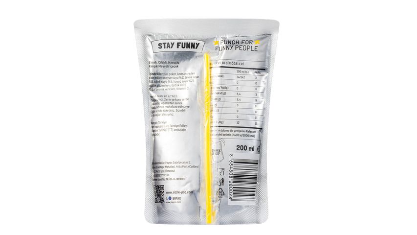 SIZZLE POP Sizzle Pop Stay Funny Mixed Fruit Drink 200 ml