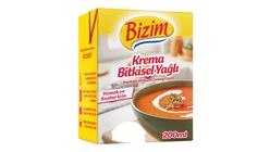 Bizim Bitkisel Yağlı Krema 200 ml