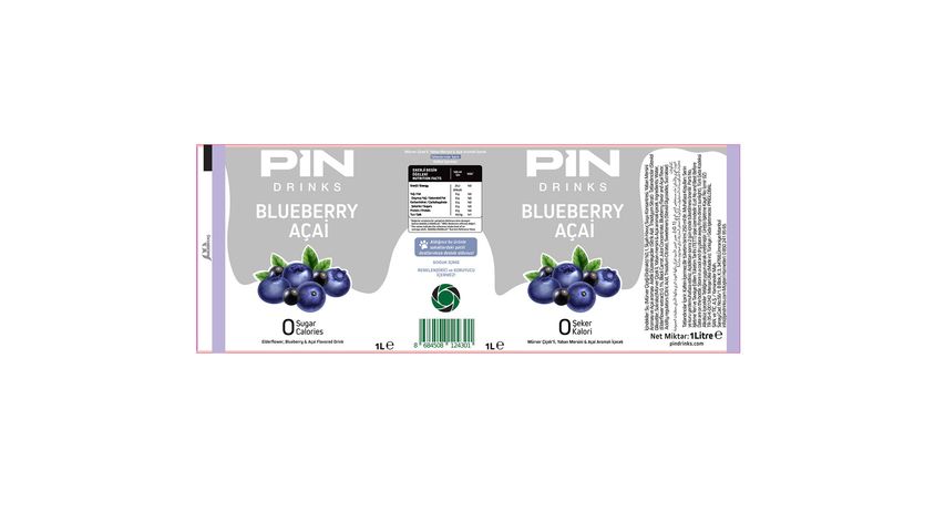 Pin Blueberry Açai 1 L