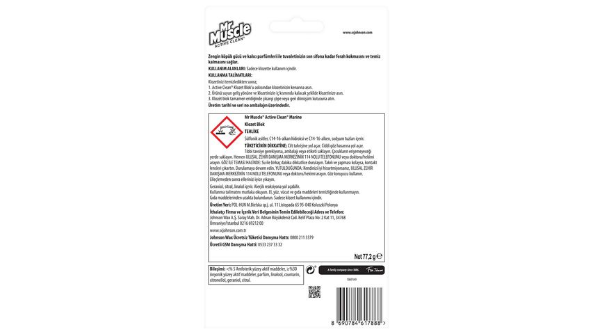 Mr Muscle Marine Toilet Cleaner 2 x 38.6 g