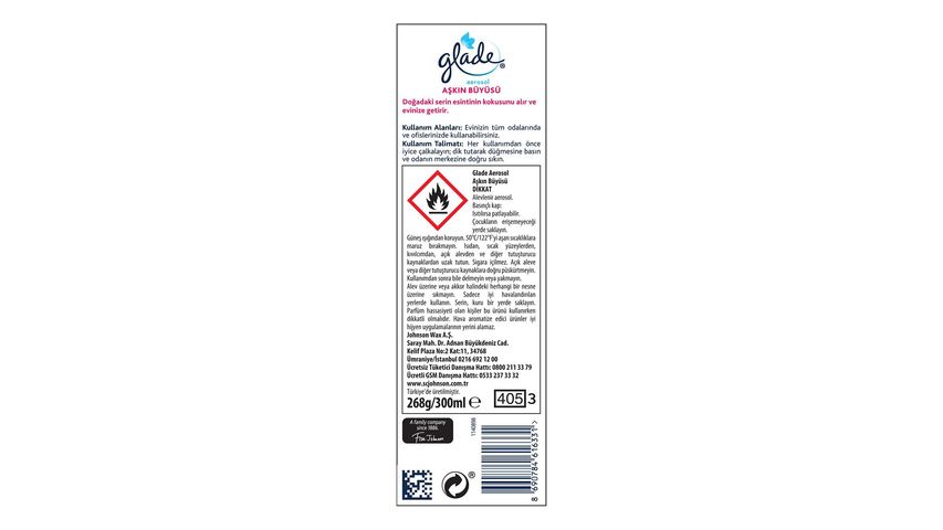 Glade Aerosol Aşkın Büyüsü Oda Kokusu 300 ml
