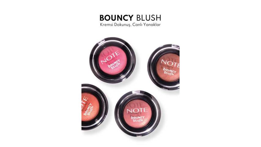 Note Bouncy Blush Yumuşak Kremsi Allık 01 Paradise