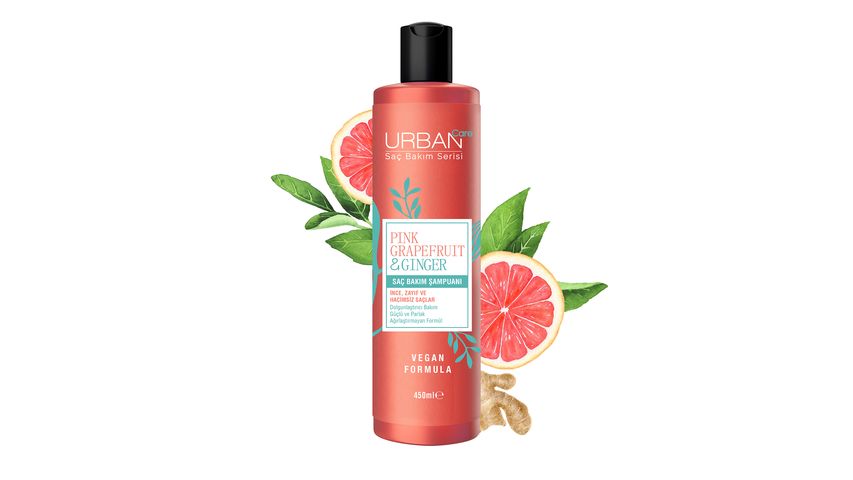 Urban Care Pink Grapefruit & Ginger Saç Bakım Şampuan 450 ml