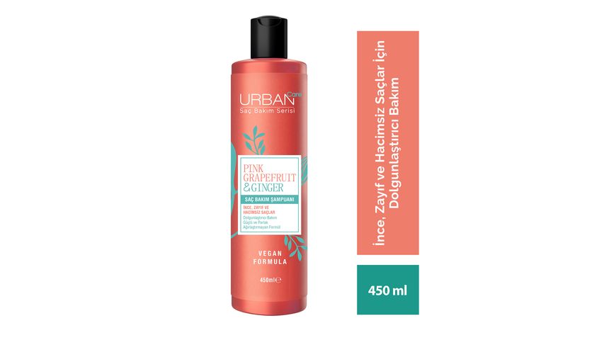 Urban Care Pink Grapefruit & Ginger Saç Bakım Şampuan 450 ml
