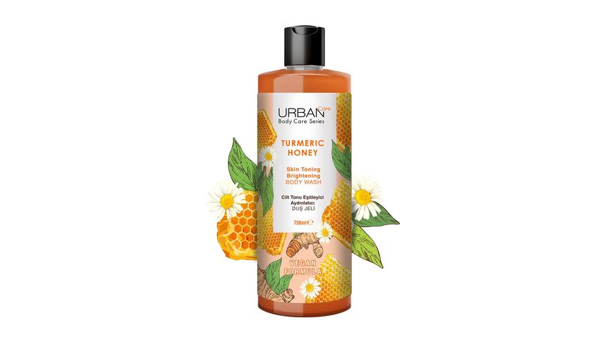 Urban Care Turmeric Honey Cilt Tonu Eşitleyici & Aydınlatıcı Duş Jeli 750 ml