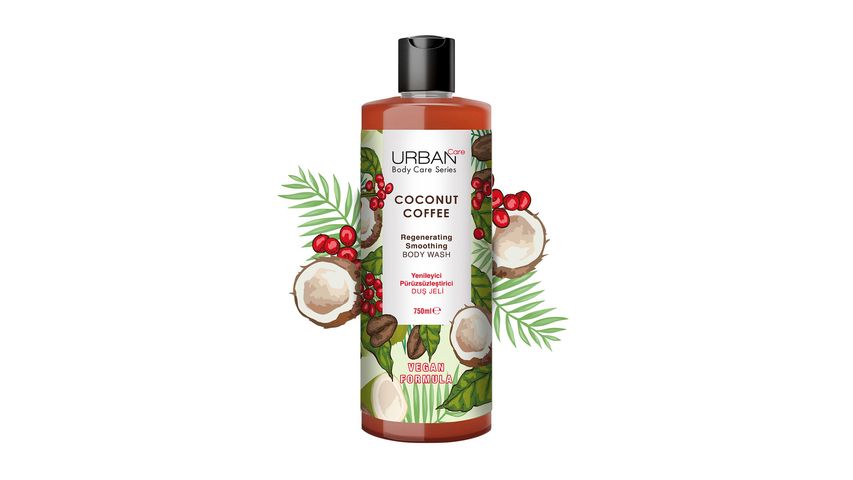 Urban Care Coconut Coffee Revitalizing & Smoothing Shower Gel 750 ml