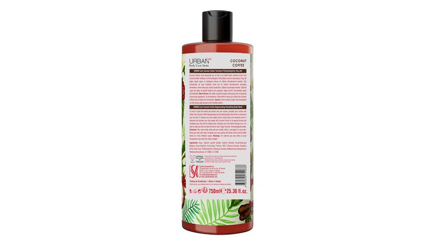 Urban Care Coconut Coffee Revitalizing & Smoothing Shower Gel 750 ml