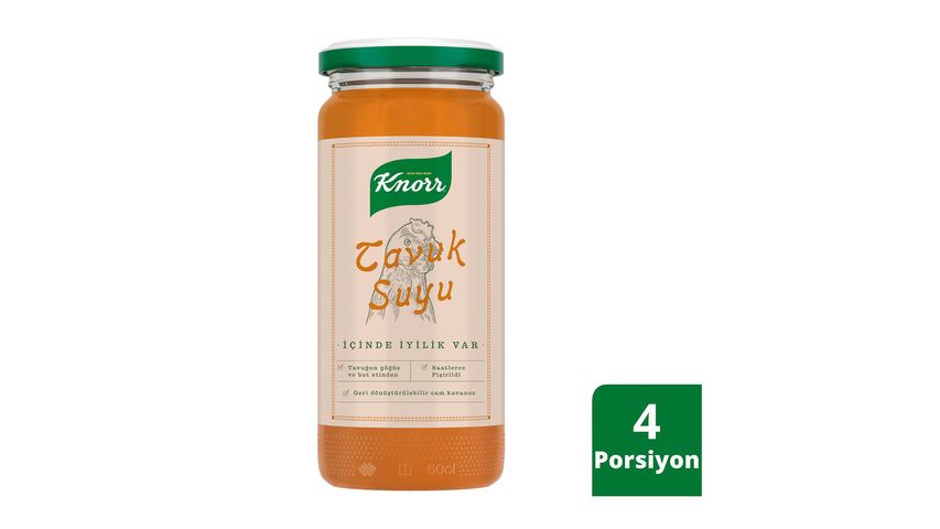 Knorr Tavuk Suyu Cam 480 ml