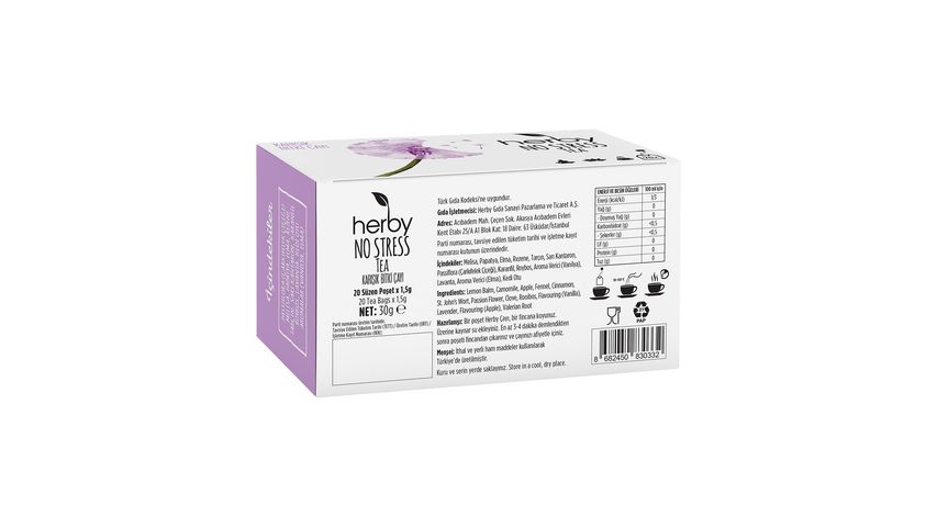Herby No Stress Tea Relaxation Tea 20 pcs
