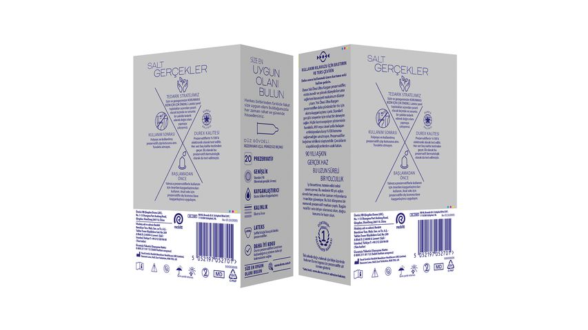 Durex Yok Ötesi Ultra Kaygan Prezervatif 20'li