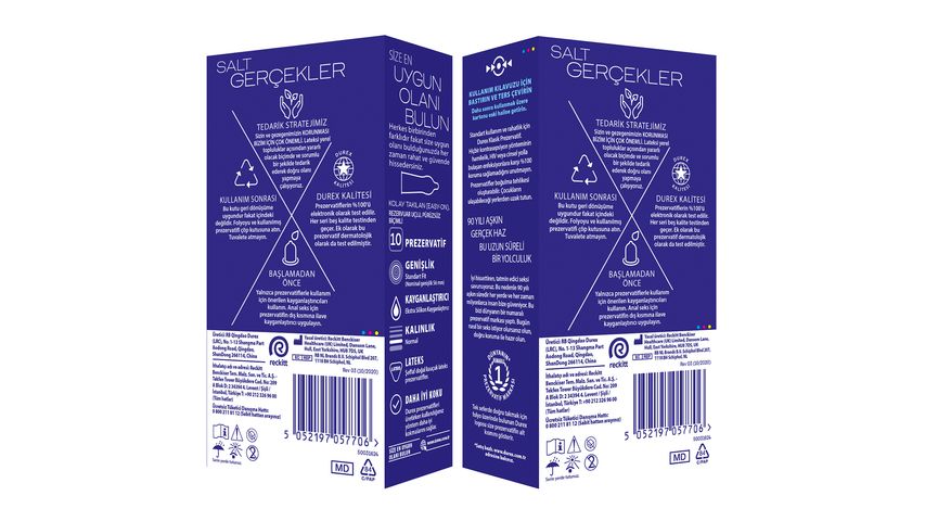 Durex Klasik Prezervatif 10'lu