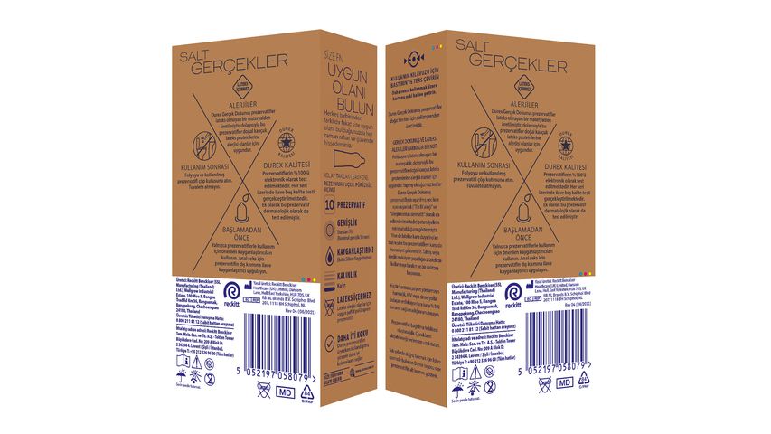 Durex Gerçek Dokunuş Prezervatif 10'lu
