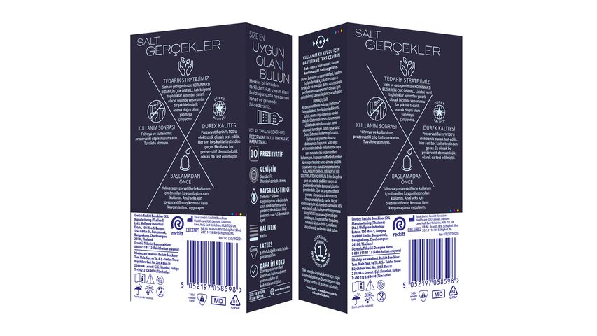 Durex Extreme Geciktiricili ve Tırtıklı Prezervatif 10'lu
